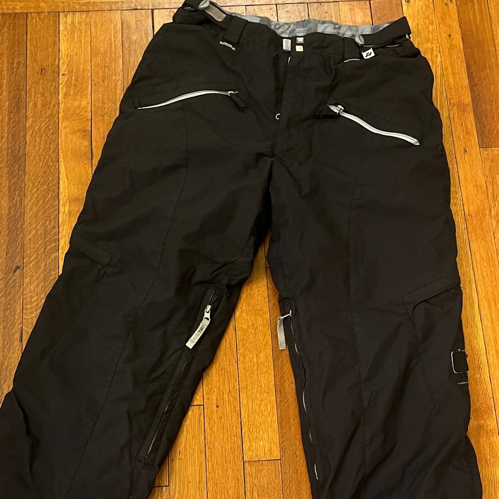 Men's Black Snowboarding Pants